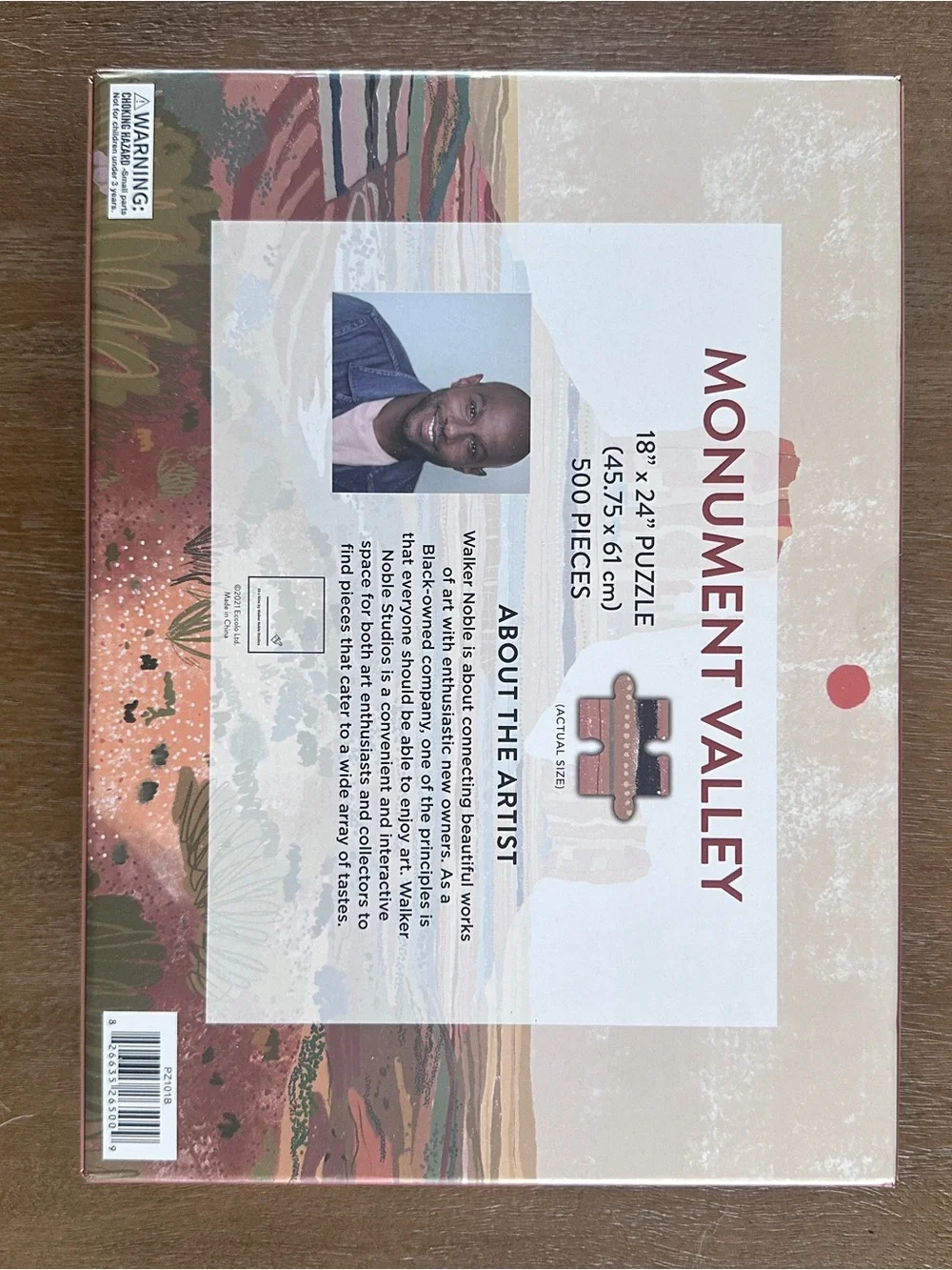 Set of 2 Destination Puzzles “London” and “Monument Valley”